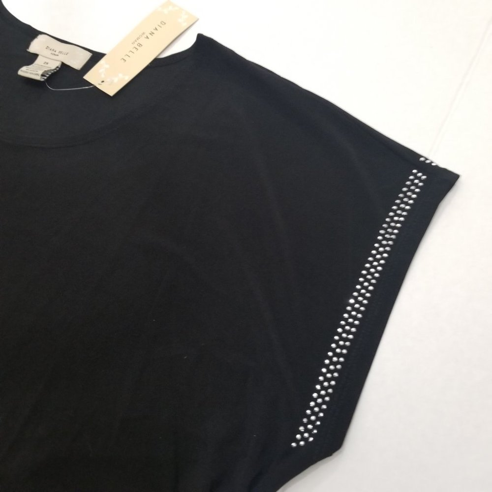 Diana Belle Women's ShortSleeve Shirt 2XL - Picture 4 of 6